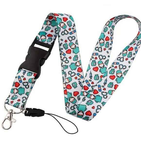 ID, Key, Card Holder, Lanyard for Nurses, Doctors, Pharmacists, Students - Picture 1 of 3